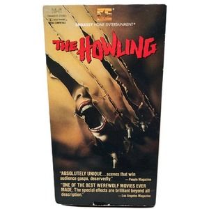 The Howling (VHS, 1984, Embassy) Dee Wallace, Patrick Macnee, Dennis Dugan